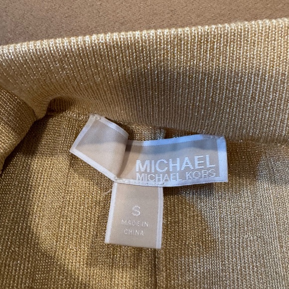 Michael Kors Metallic Ribbed Knit Skirt - Size Small - NWT - Picture 7 of 11
